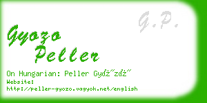 gyozo peller business card